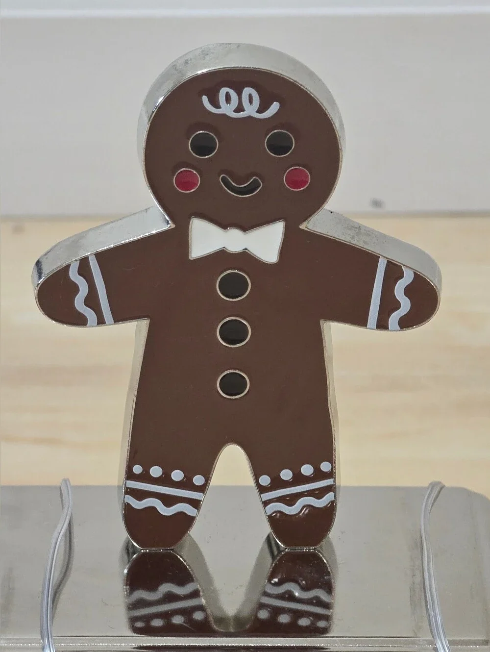 New Holiday Stocking Holders Set - Gingerbread, Polar Bear, Reindeer (Set of 3)